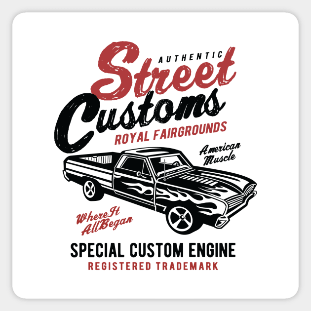 Street Custom Sticker by Rebus28